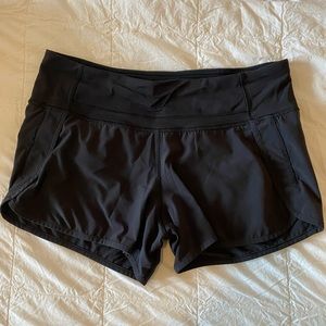 Black lululemon shorts